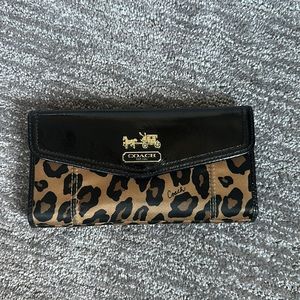 Cheetah Print Coach Wallet